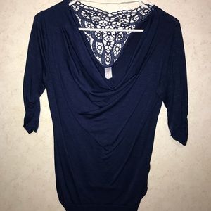 Navy blue shirt